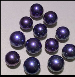 A12.【Live】Demon purple Eddison Pearls Oyster(about 10mm but deep rare colour )